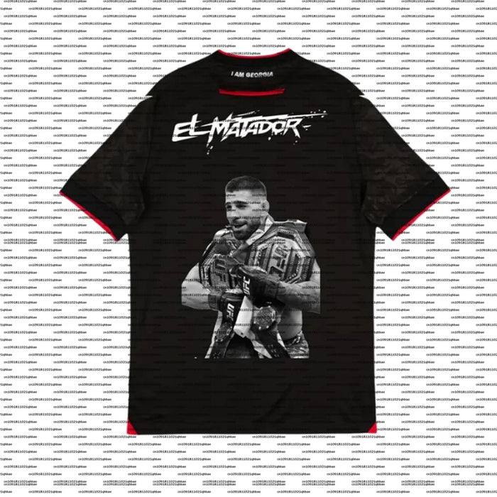 Summer New Ilia Topuria Special Edition MMA Football Shirt Men Oversized Fitness Training Breathable Sports Tshirt