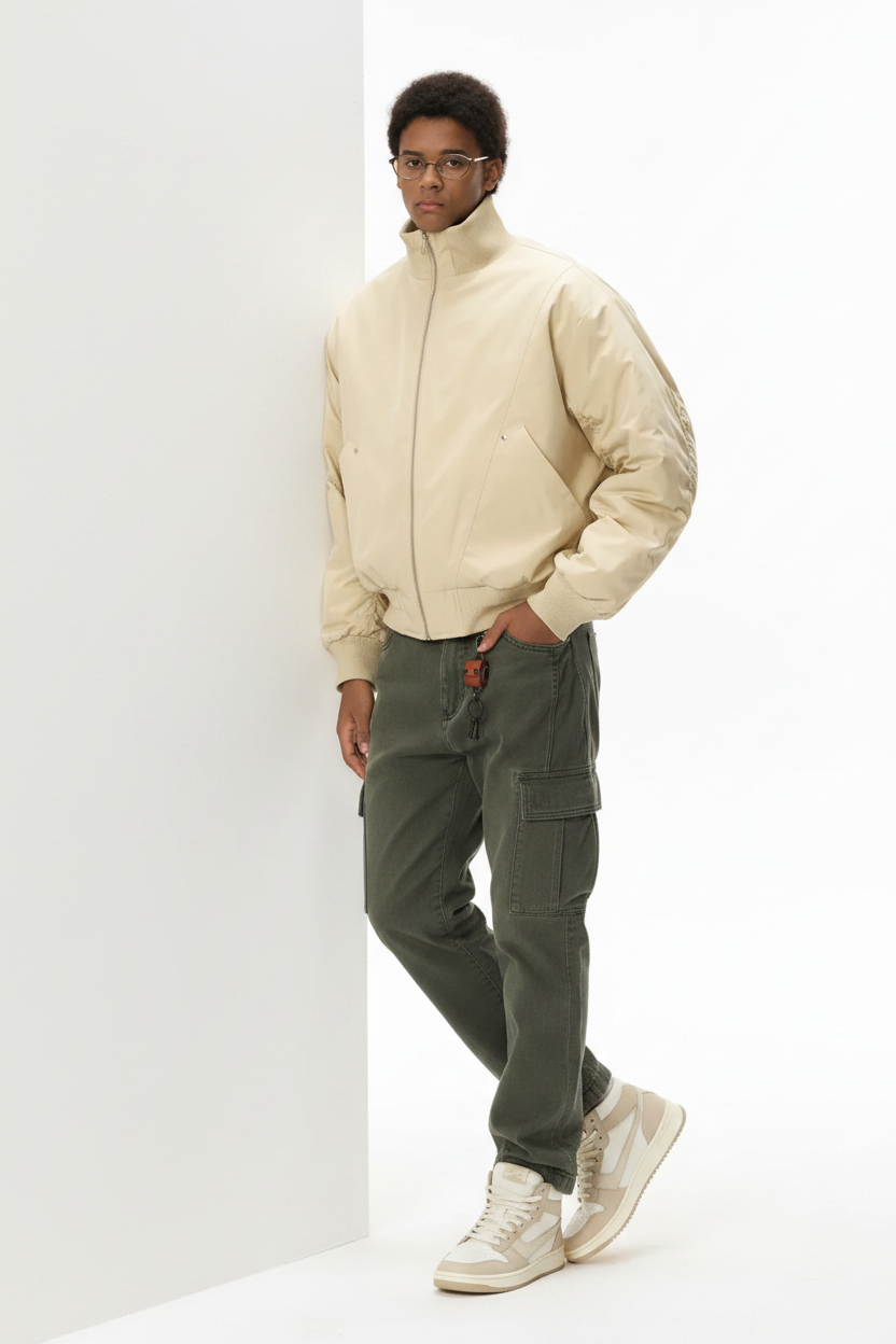 Bomber Full Body Editorial